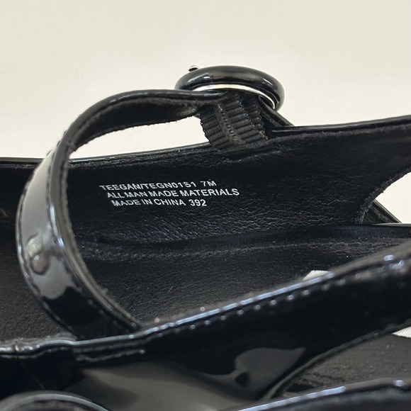 Steve Madden Black Platform Mary Jane Heels Womens 7 Chunky y2k Block Goth Bratz - Picture 4 of 7